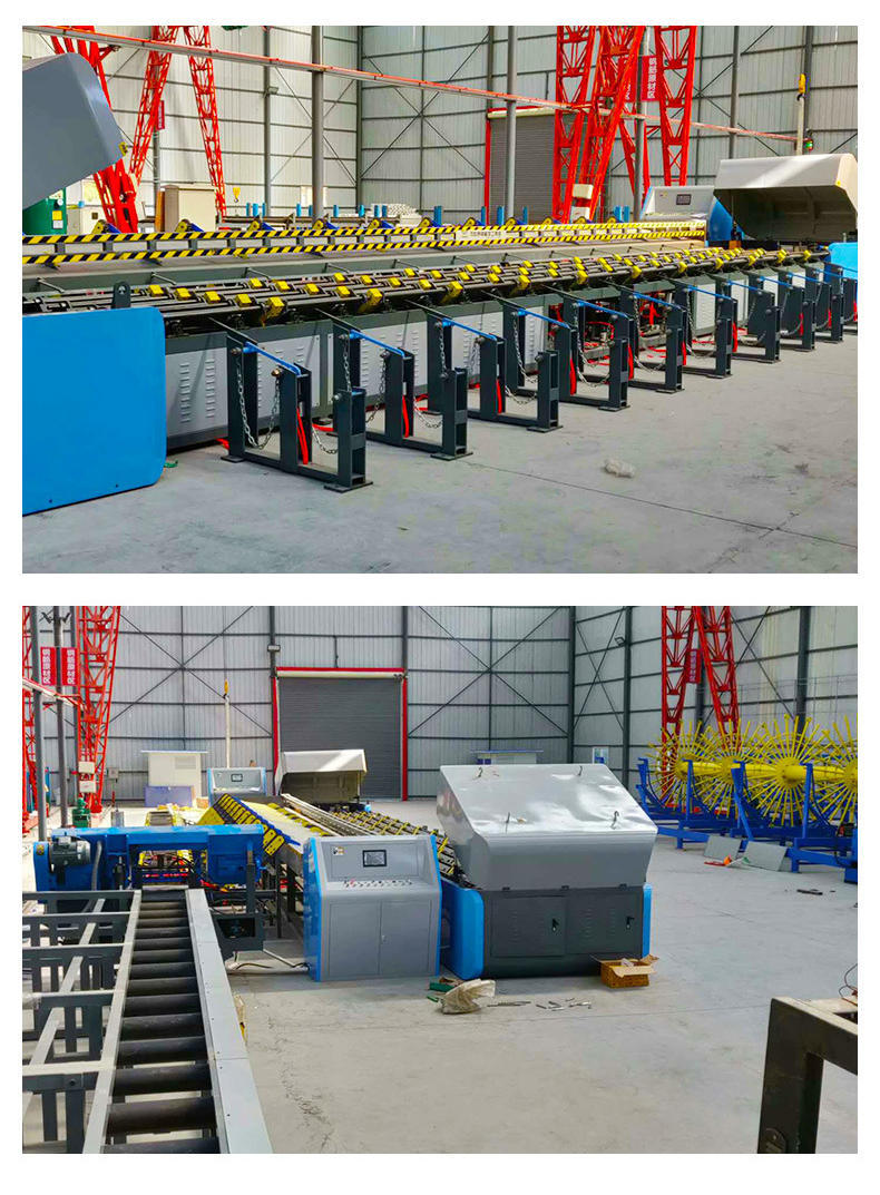 数控钢筋锯切镦粗套丝打磨生产线